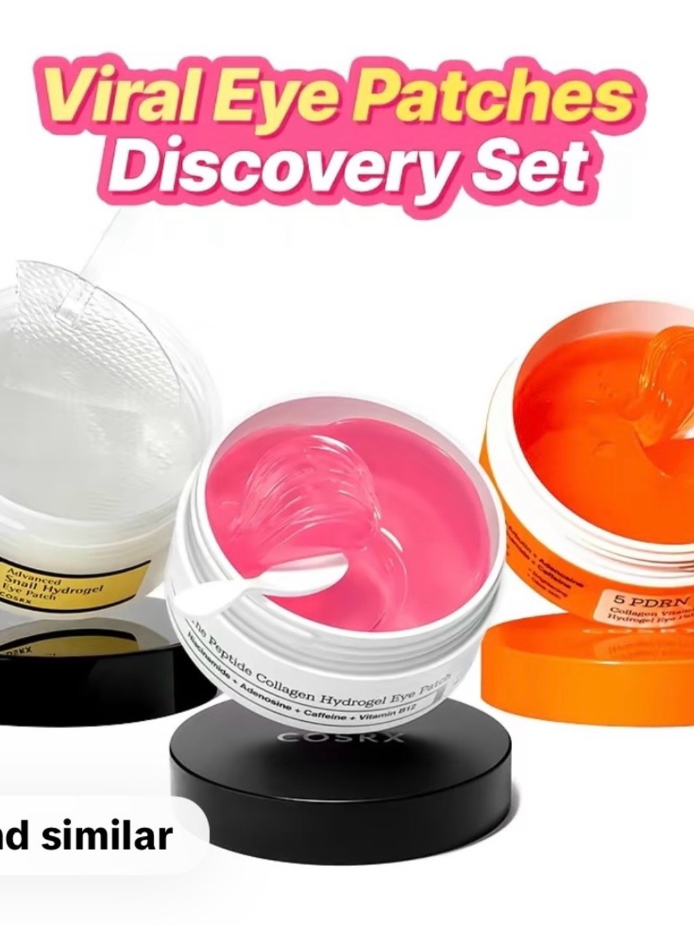 COSRX Viral Eye Patches Discovery Set - Pink & Orange Gel Patches